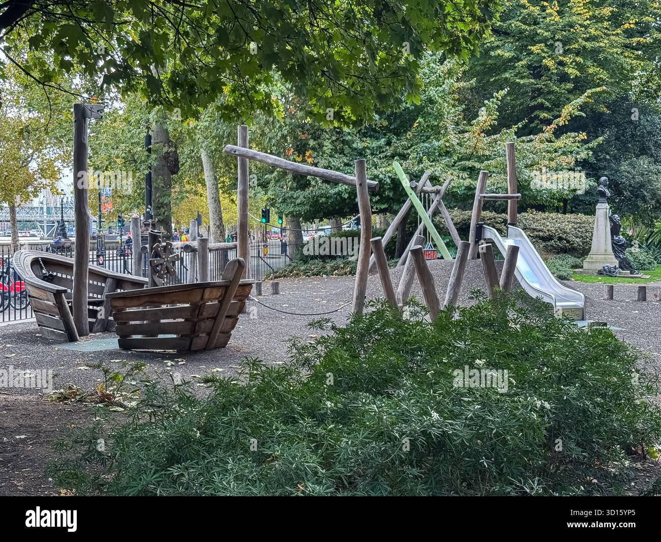 Victoria Embankment Gardens, London - Smartphone Captured Stock Image