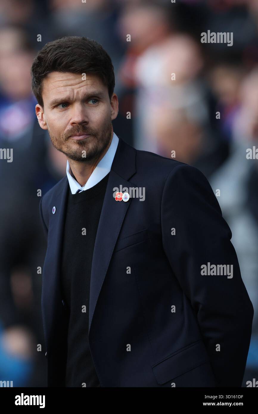 RETRANSMITTING NAME CORRECTED Rangers manager Danny Rohl on the ...