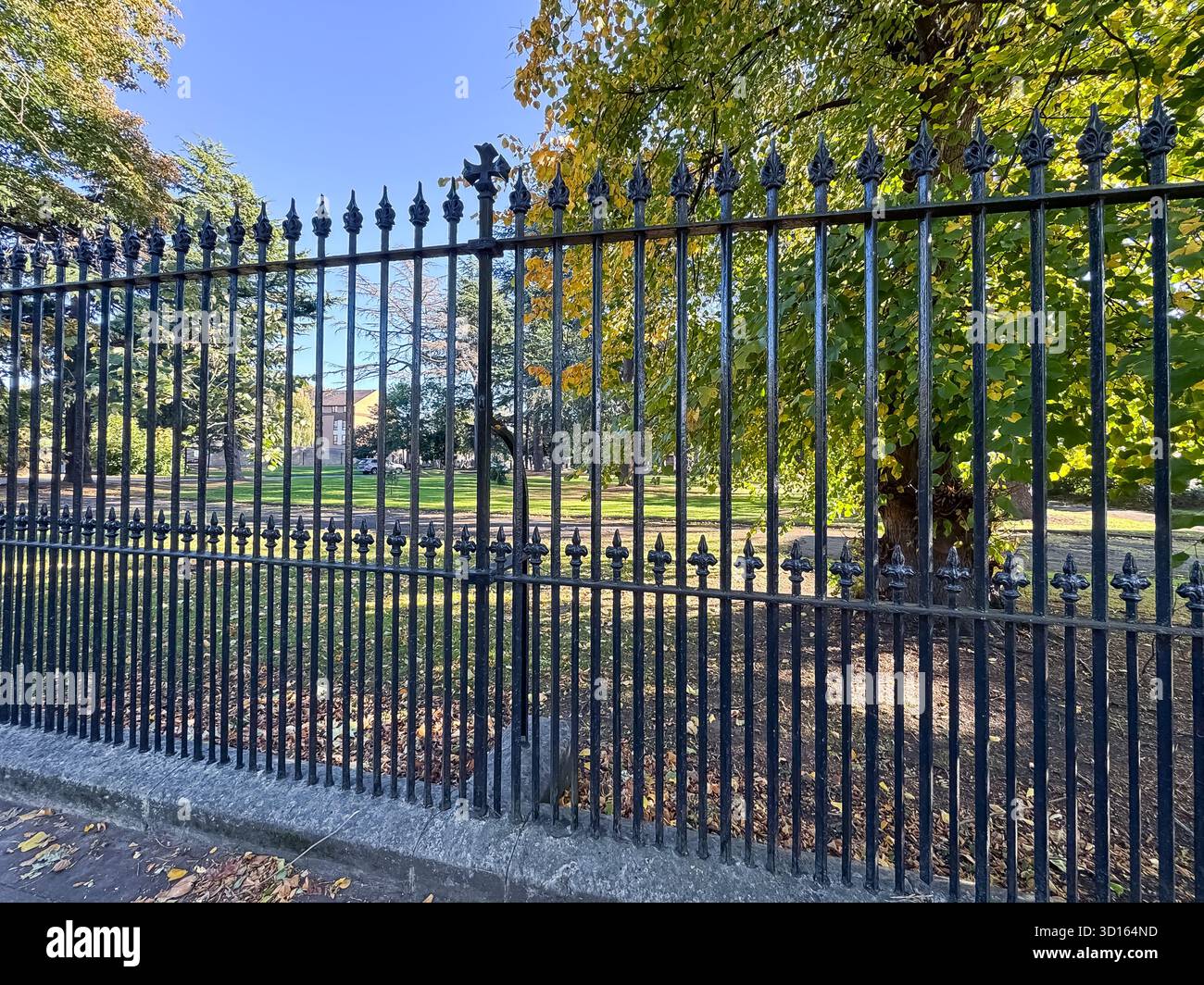 Hanwell Cemetery, Ealing, London - Smartphone Captured Stock Image
