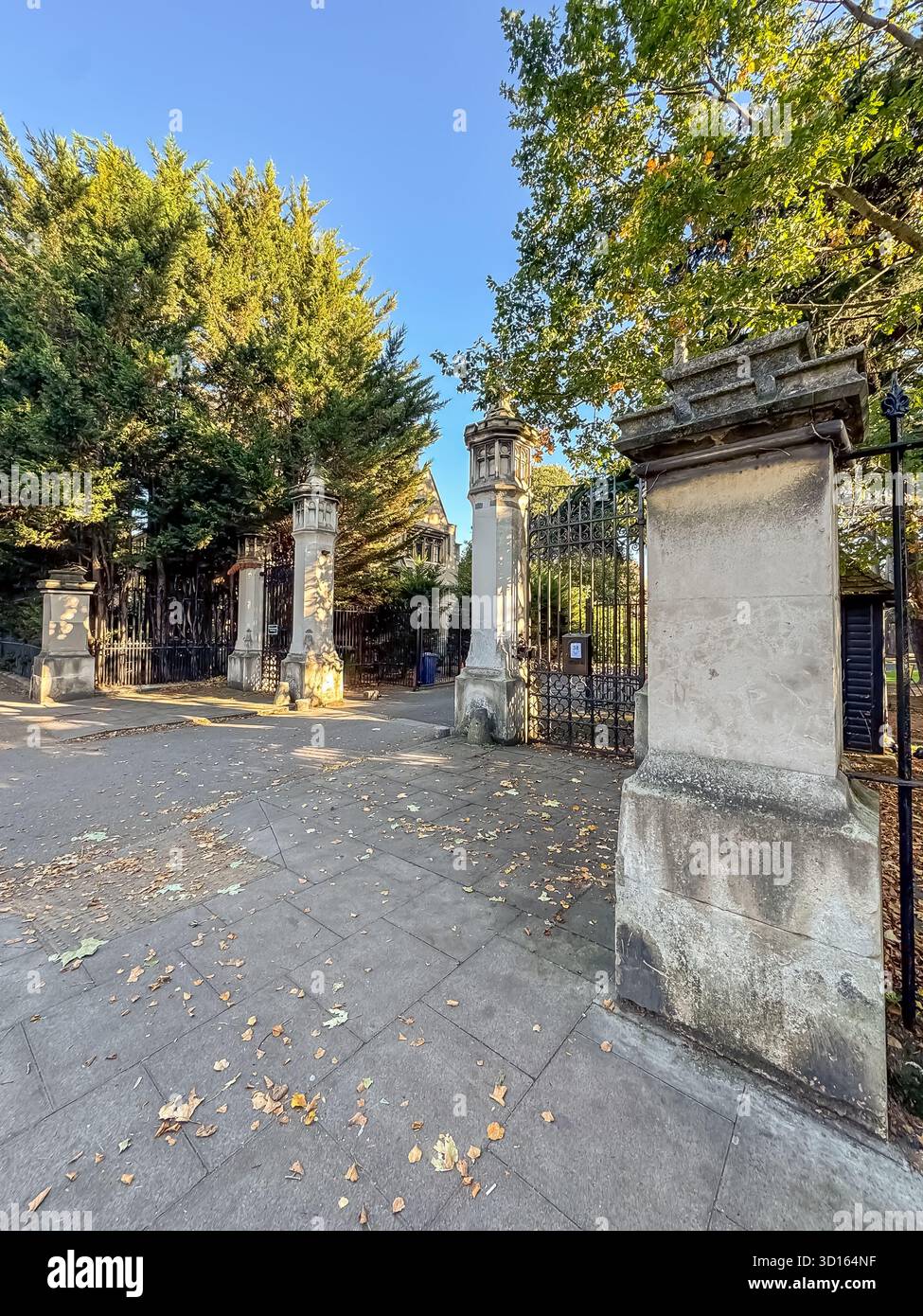 Hanwell Cemetery, Ealing, London - Smartphone Captured Stock Image