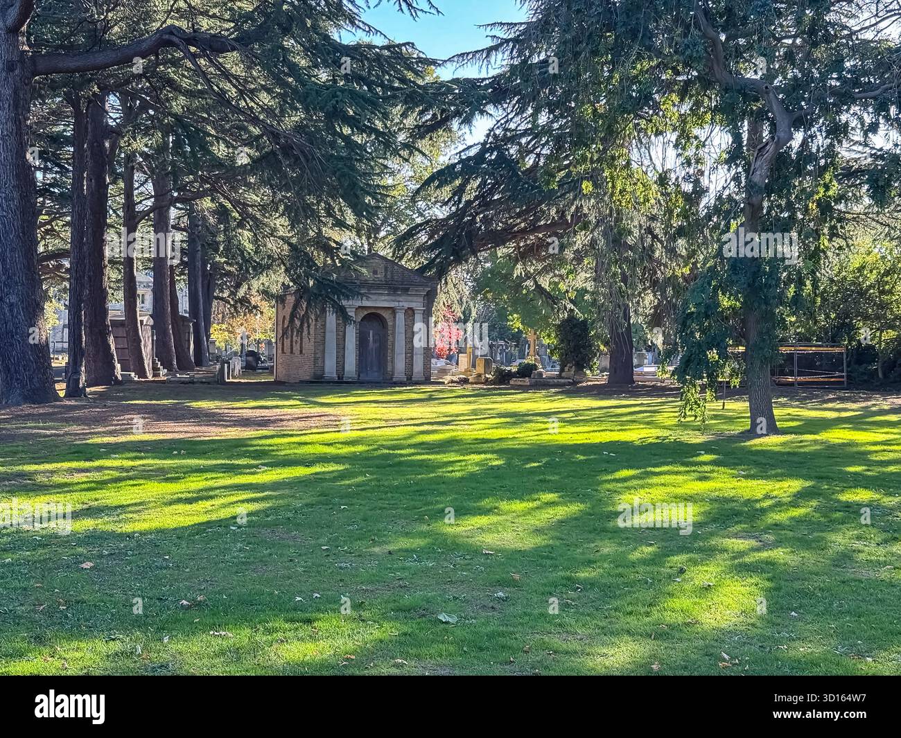 Hanwell Cemetery, Ealing, London - Smartphone Captured Stock Image