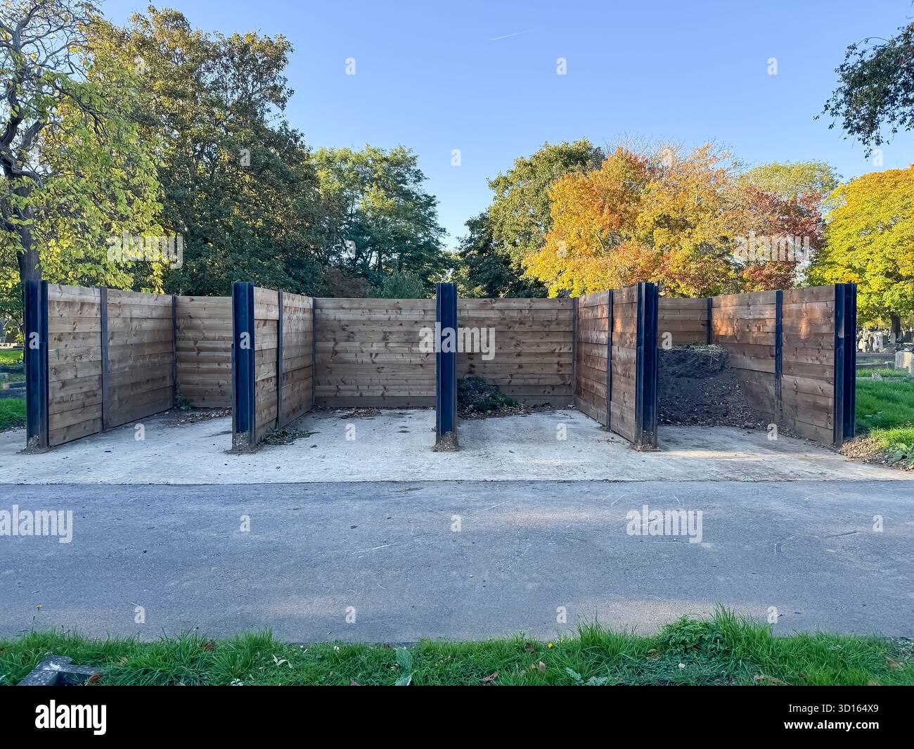 Hanwell Cemetery, Ealing, London - Smartphone Captured Stock Image