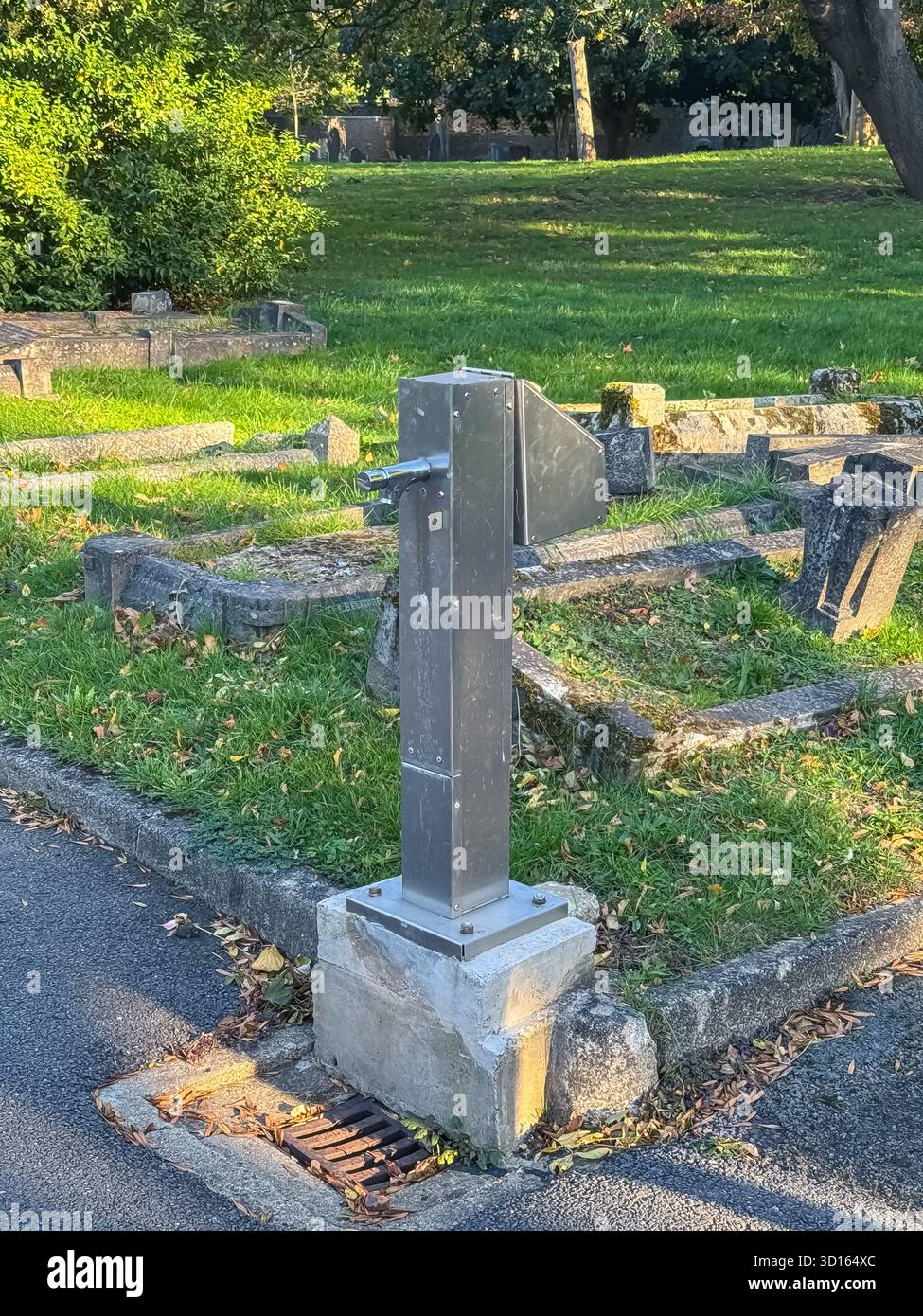 Hanwell Cemetery, Ealing, London - Smartphone Captured Stock Image