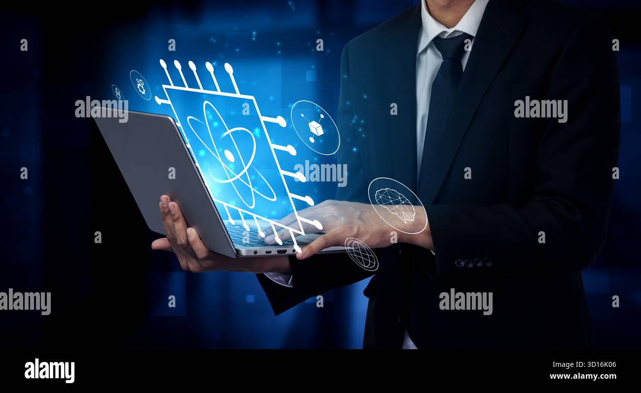 A quantum computing processor as the core of future technology. This ...