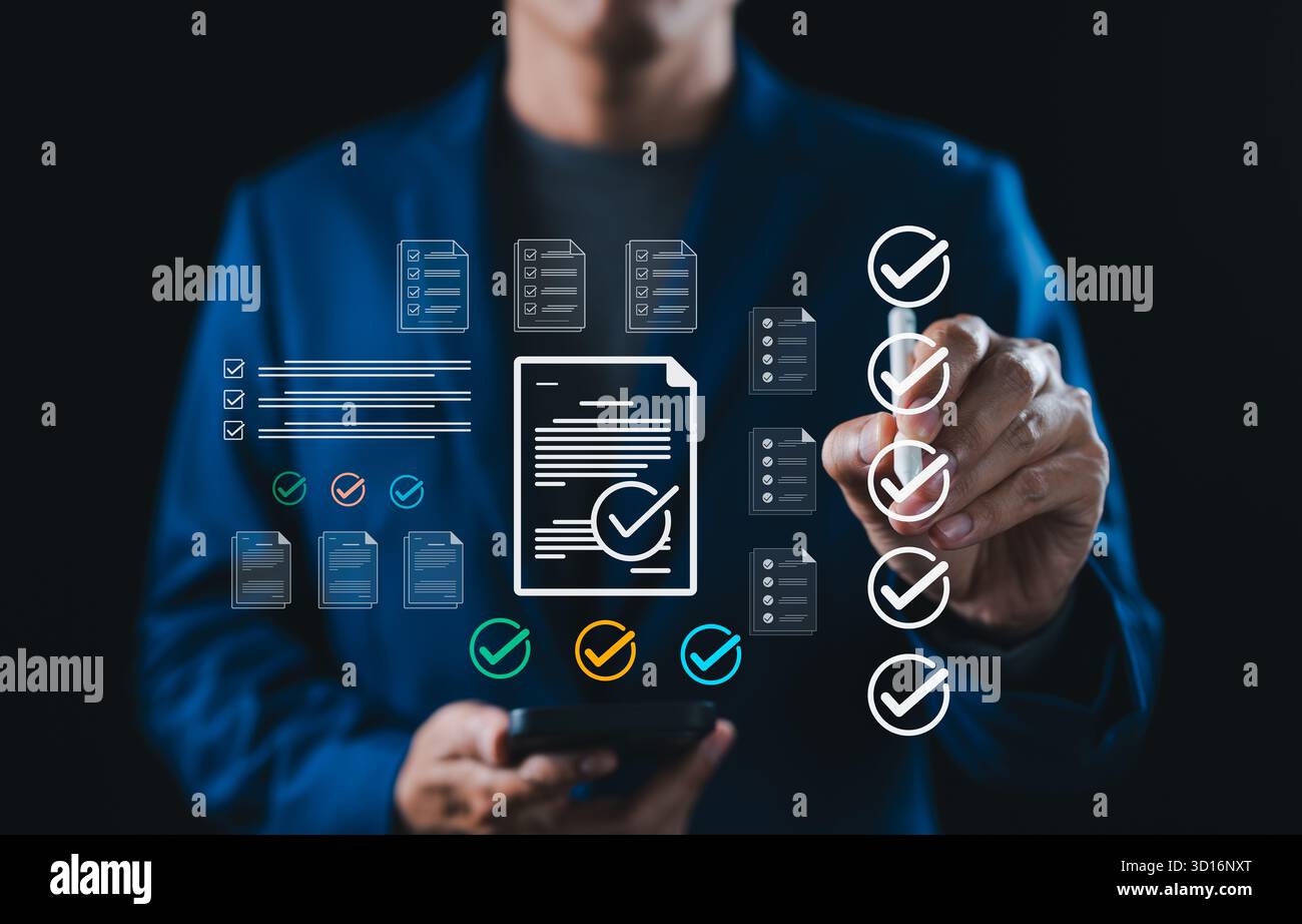 Digital documents update process hi-res stock photography and images ...