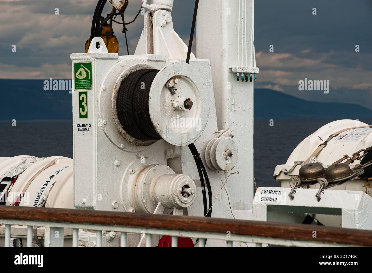 Skip Winch Example Ships winch hi-res stock photography and images - Alamy