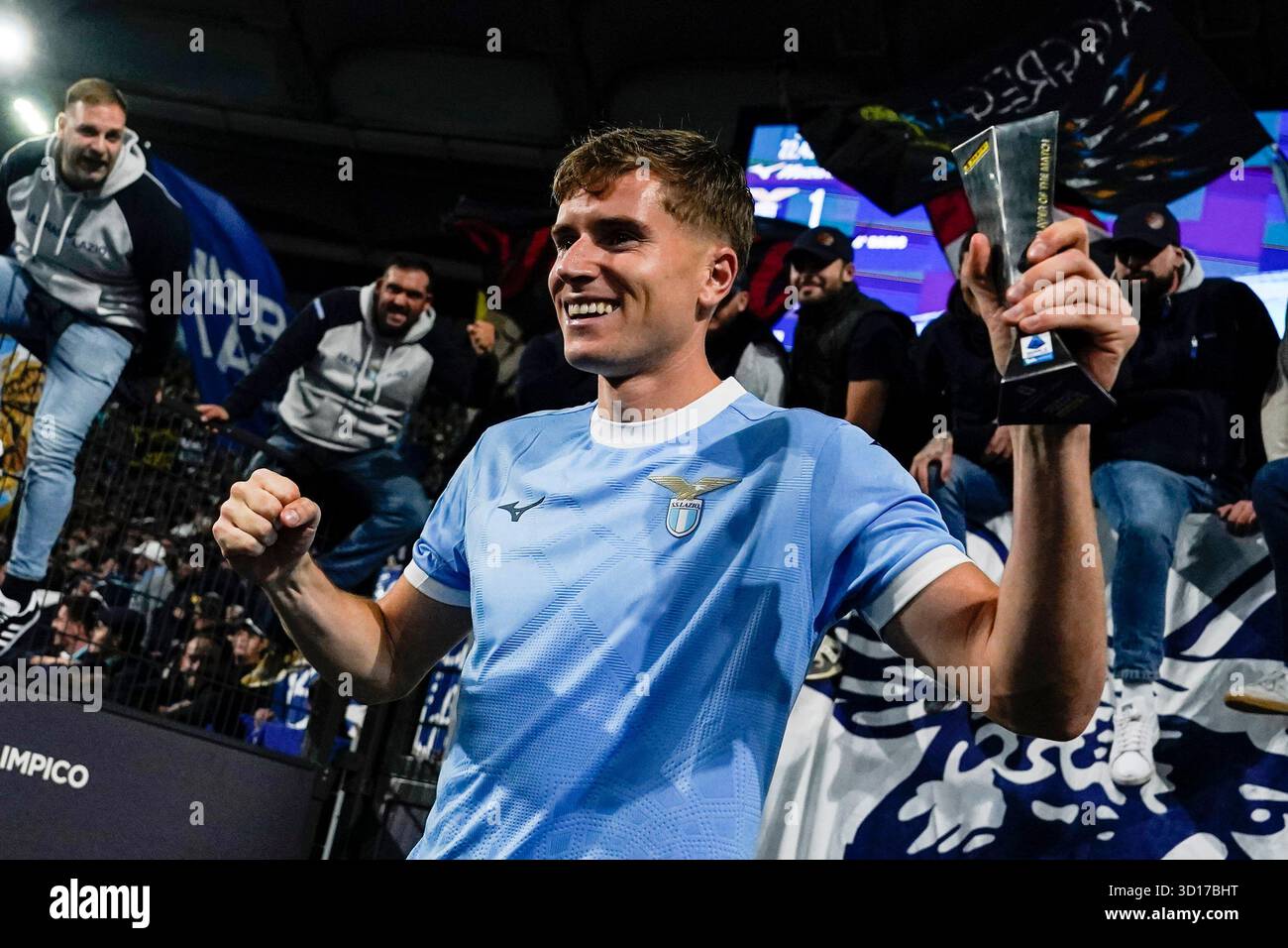Toma Basic Toma Basic of SS Lazio celebrates with supporters at the end of the ...