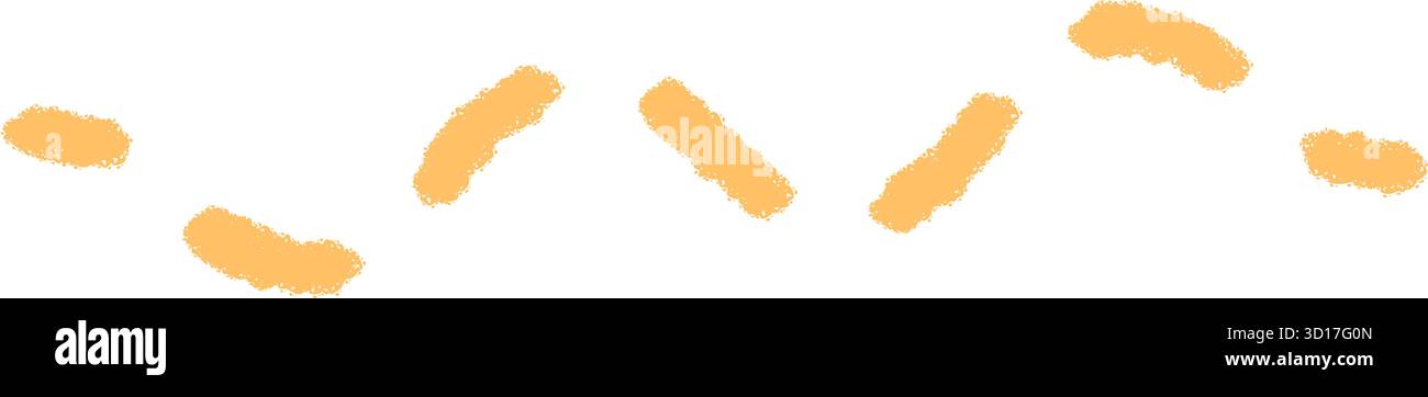 Festive Yellow Crayon Firework Trail Symbol Stock Vector