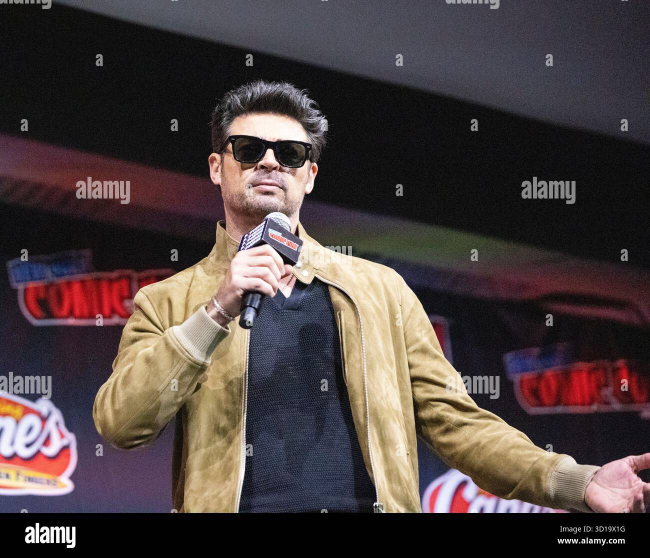 New York, NY. Oct 11, 2025. Karl Urban (Johnny Cage) during the Mortal ...