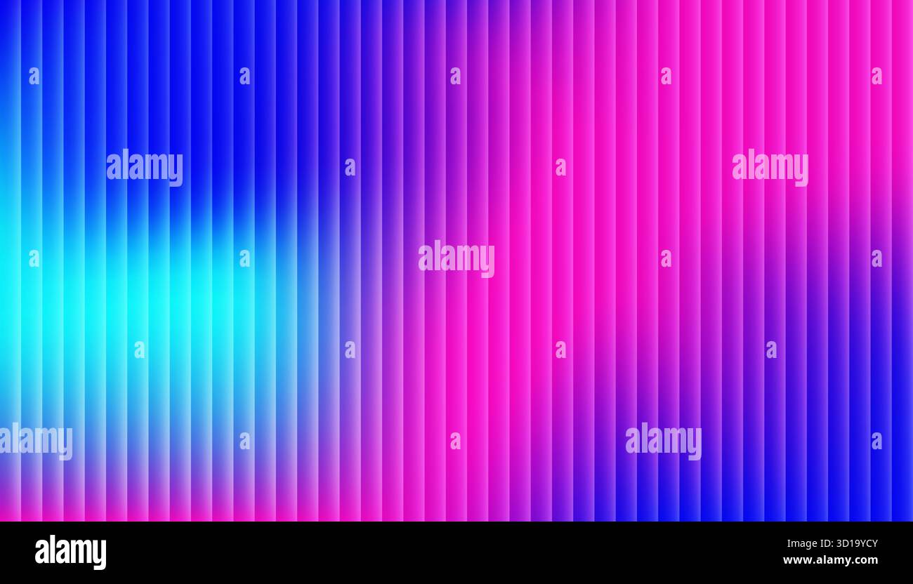 Glass effect gradient striped refracted vector background. Abstract colorful distorted creative bright grainy noise textured backdrop Stock Vector