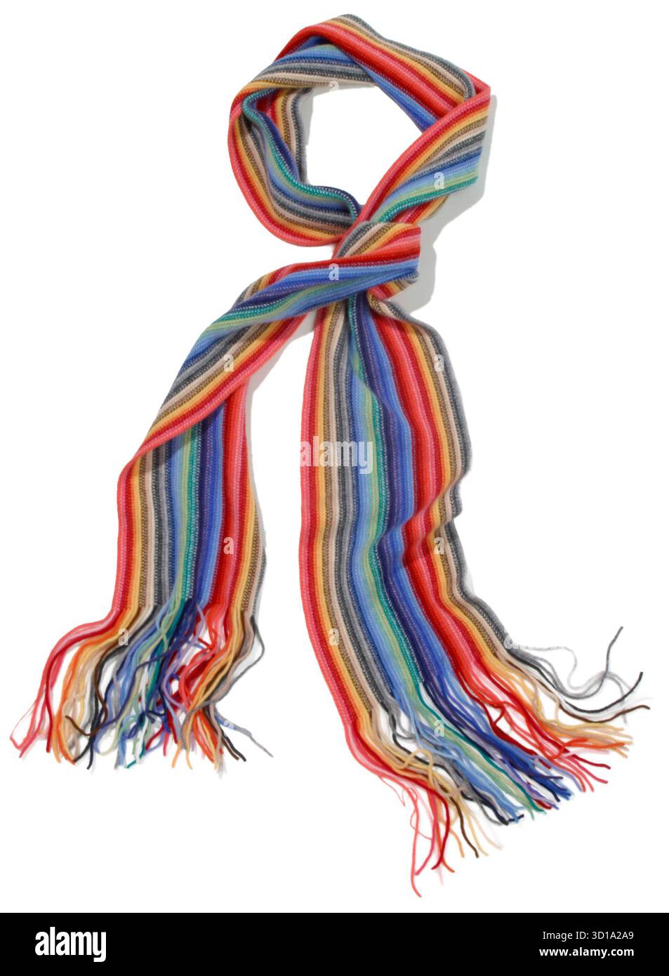 scarf on white background Stock Photo