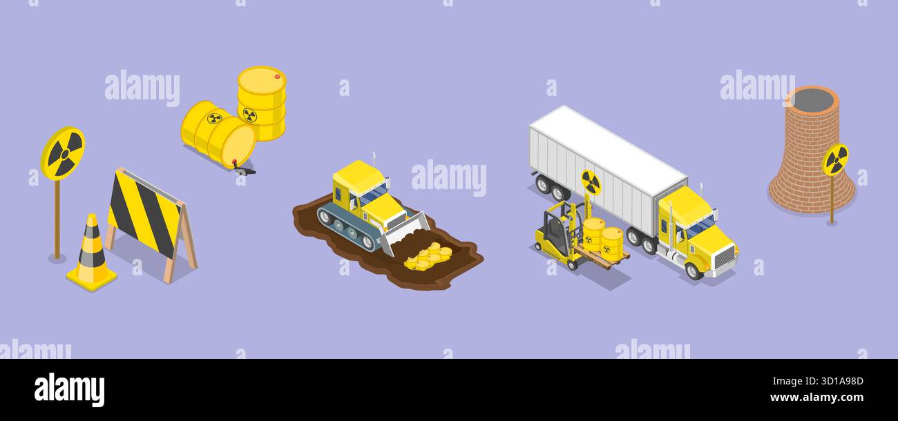 Loading radioactive waste hi-res stock photography and images - Alamy