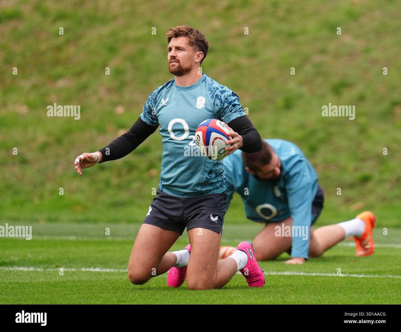 England's Henry Slade during a training session at the England Rugby ...