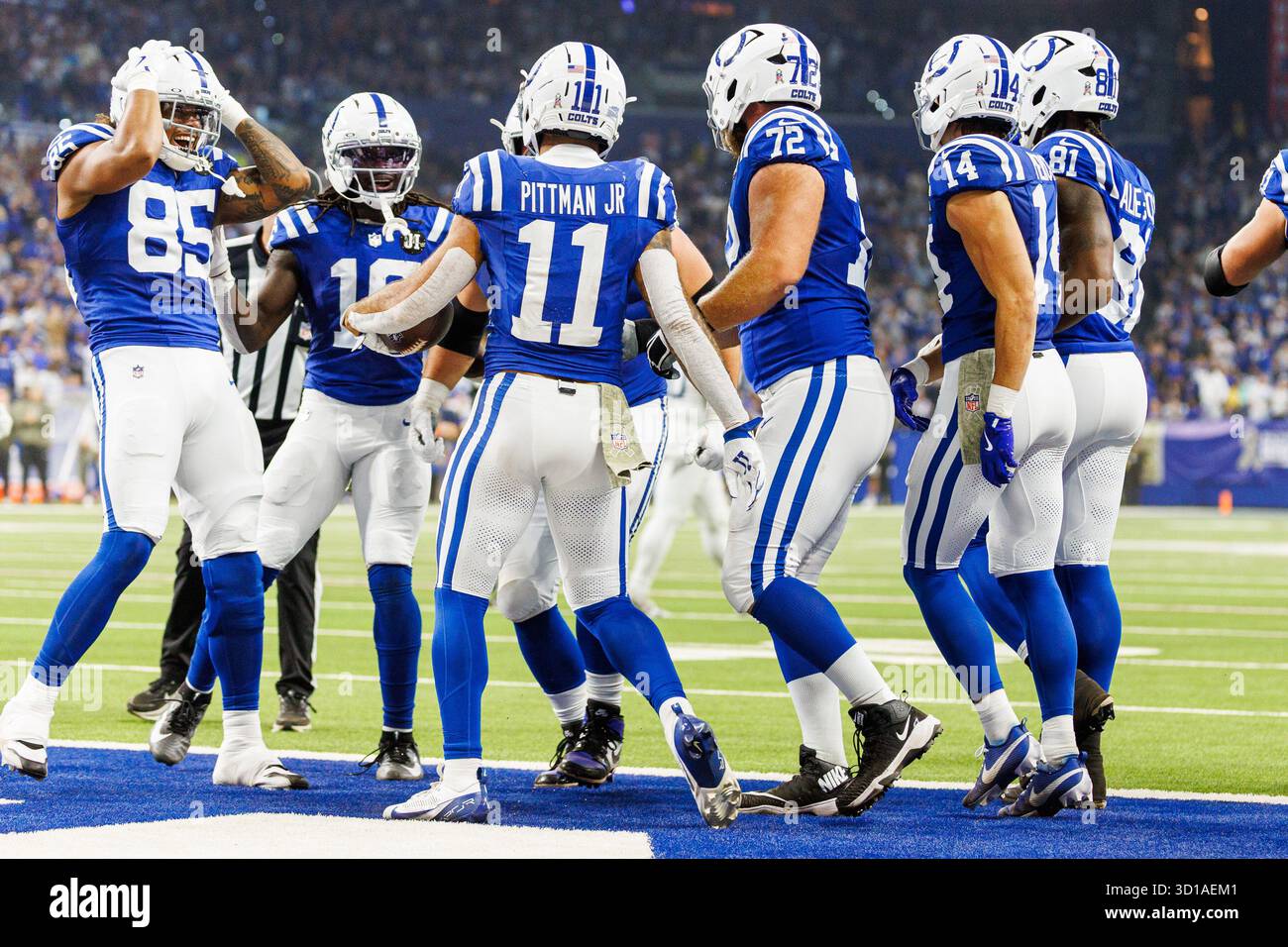 October 26, 2025: Indianapolis Colts wide receiver Michael Pittman (11 ...