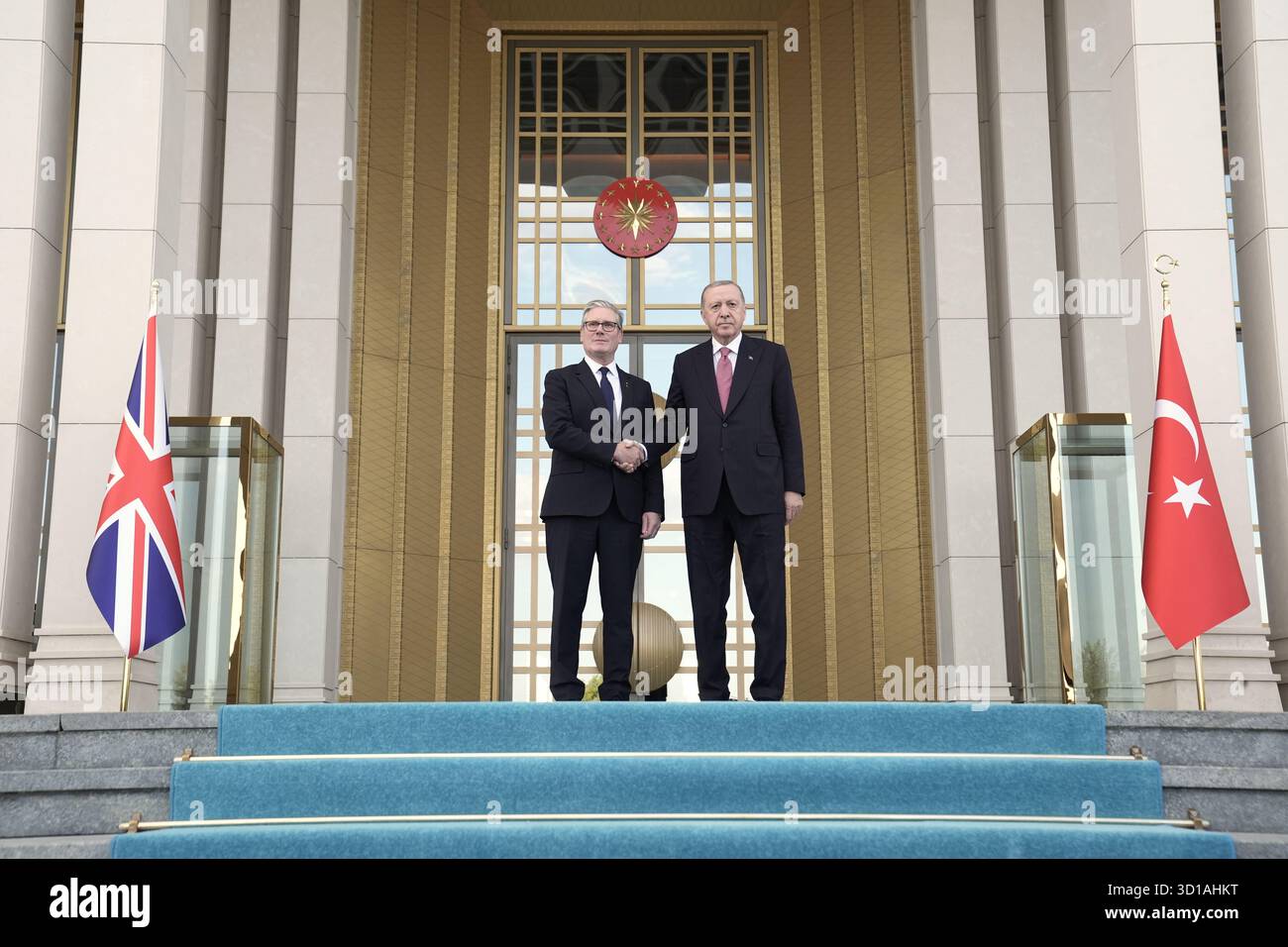 President Erdogan discusses bilateral relations and the regional conflict with the British Prime Minister, emphasizing
