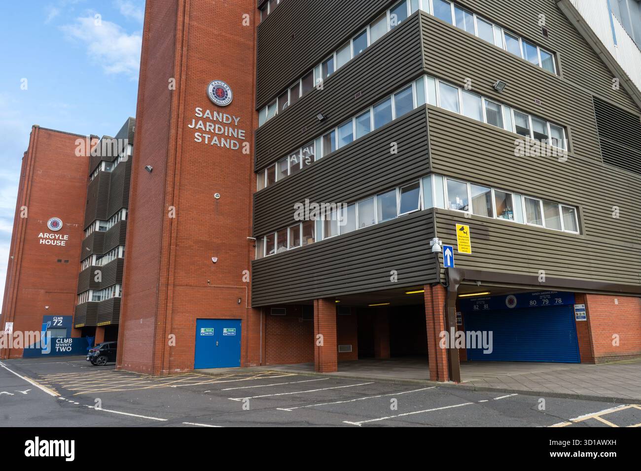 Ibrox Stadium, Glasgow Stock Photo