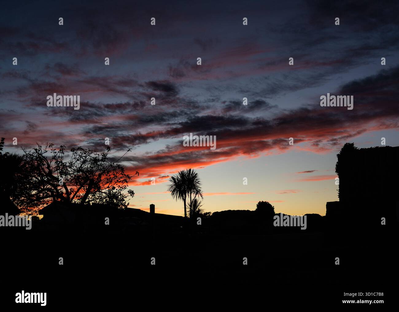 Devon Evening Skies. Stock Photo