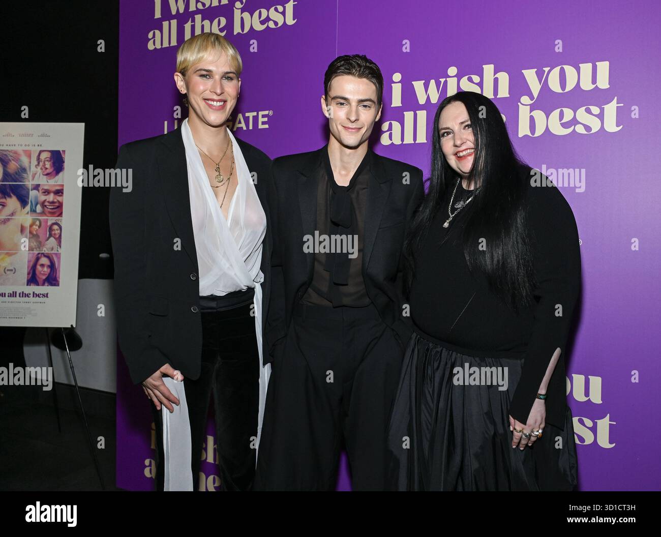 Tommy Dorfman, left, Corey Fogelmanis and Lena Dunham attend the ...