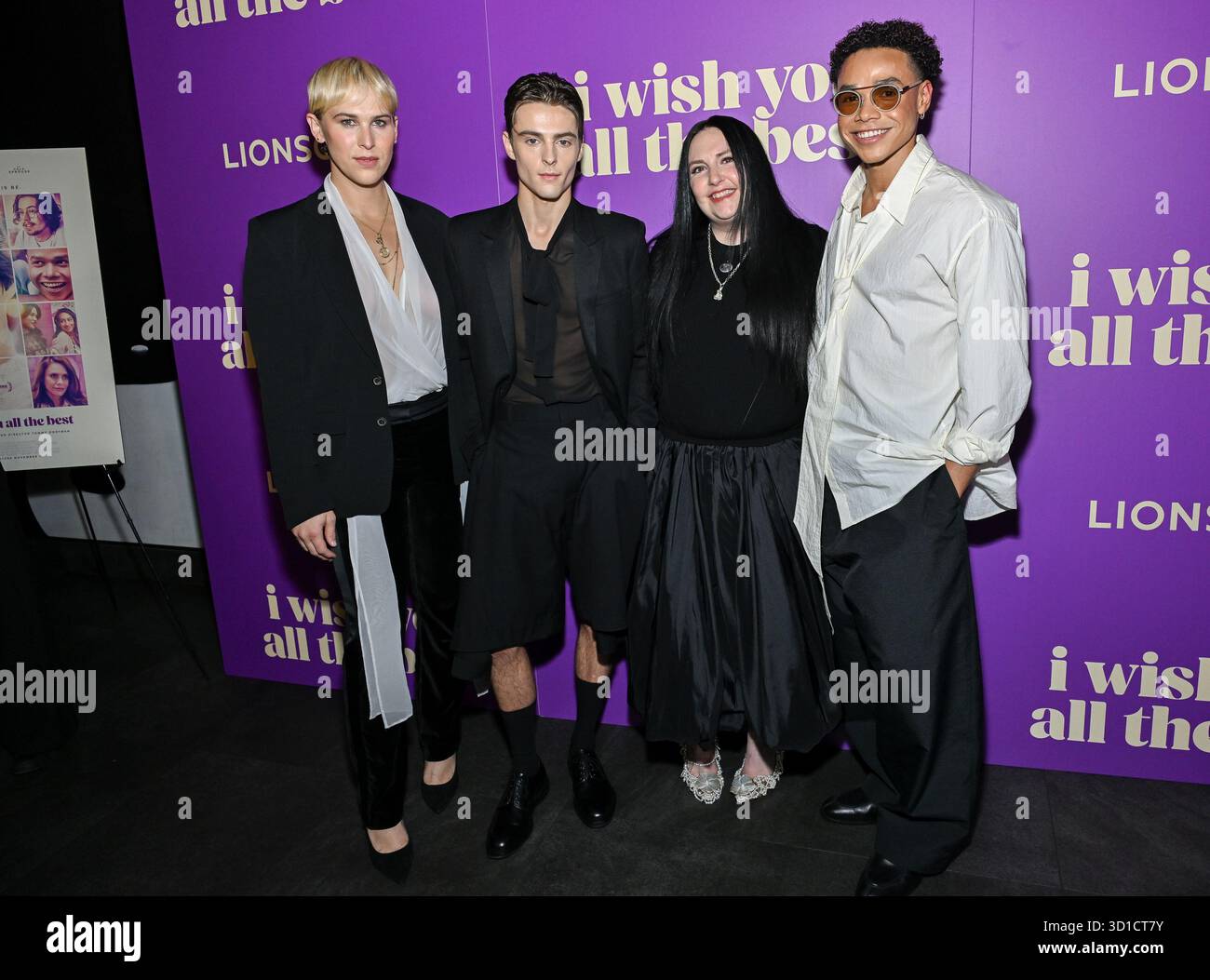 Tommy Dorfman, left, Corey Fogelmanis, Lena Dunham and Miles Gutierrez ...