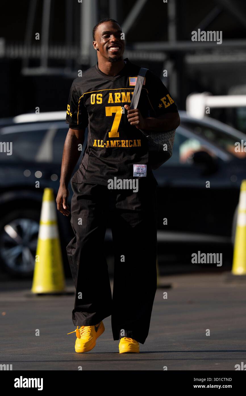 Philadelphia Eagles corner back Kelee Ringo arriving at the stadium ...