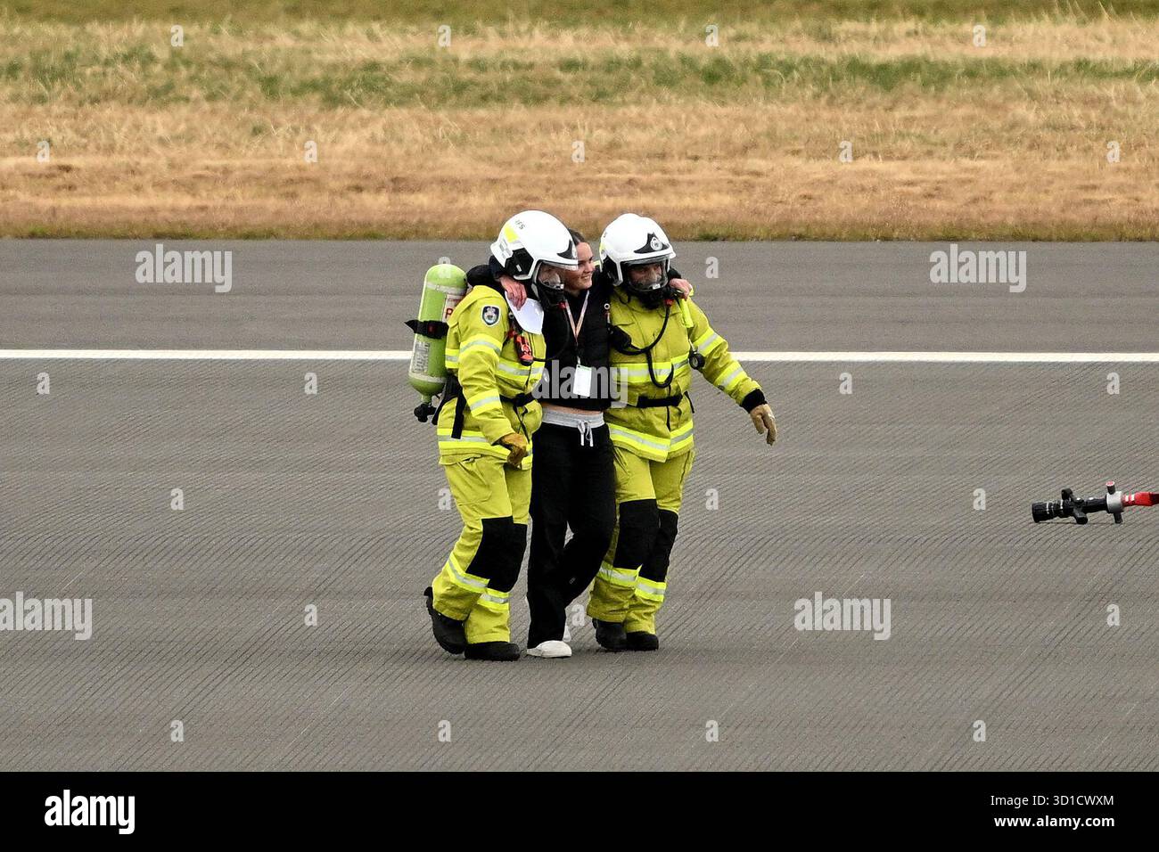 Emergency Enercise Emergency services respond during a multiagency emergency exercise at ...