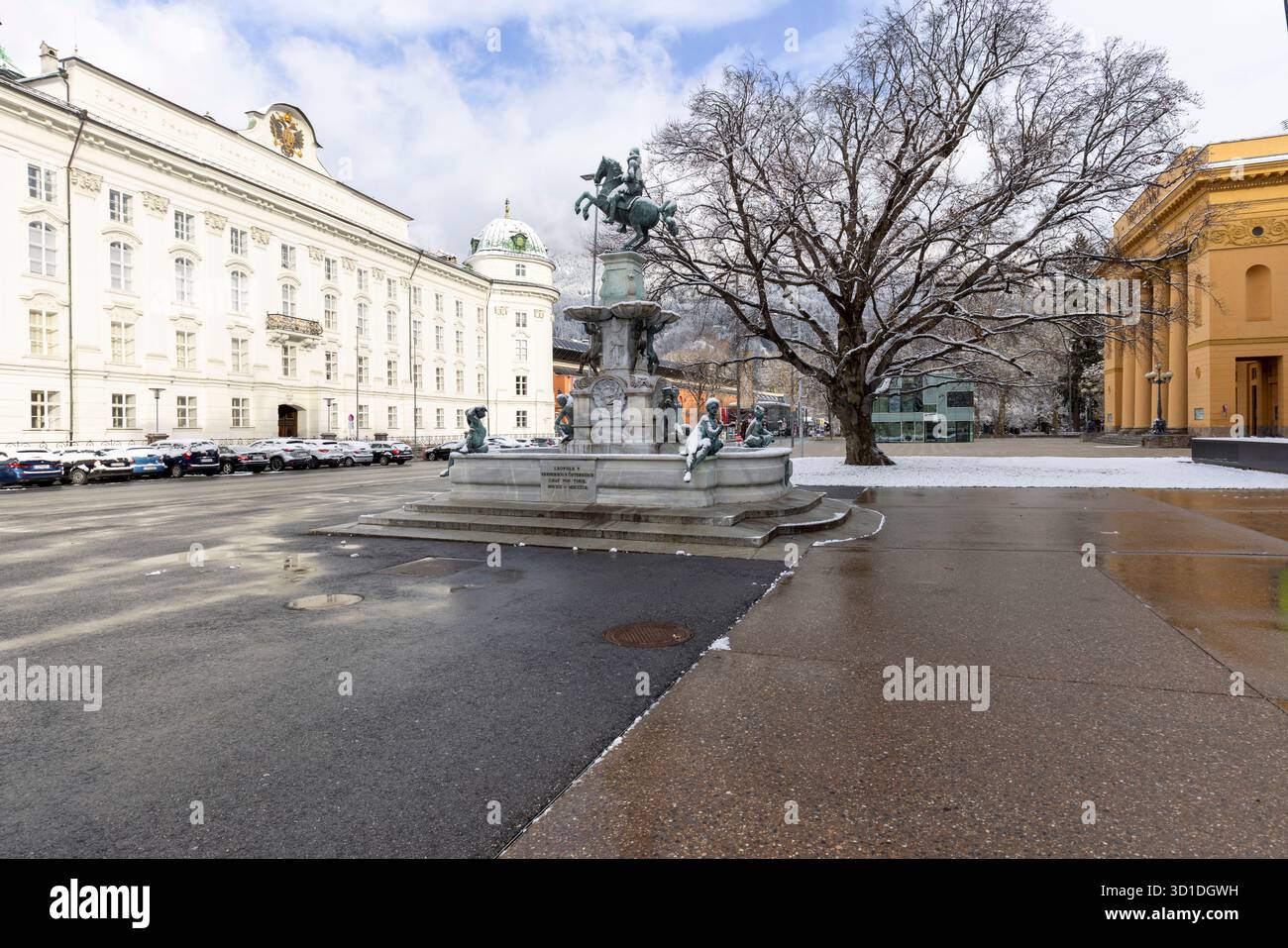 Innsbruck, Austria - February 26, 2023: Hofburg, former Habsburg palace ...