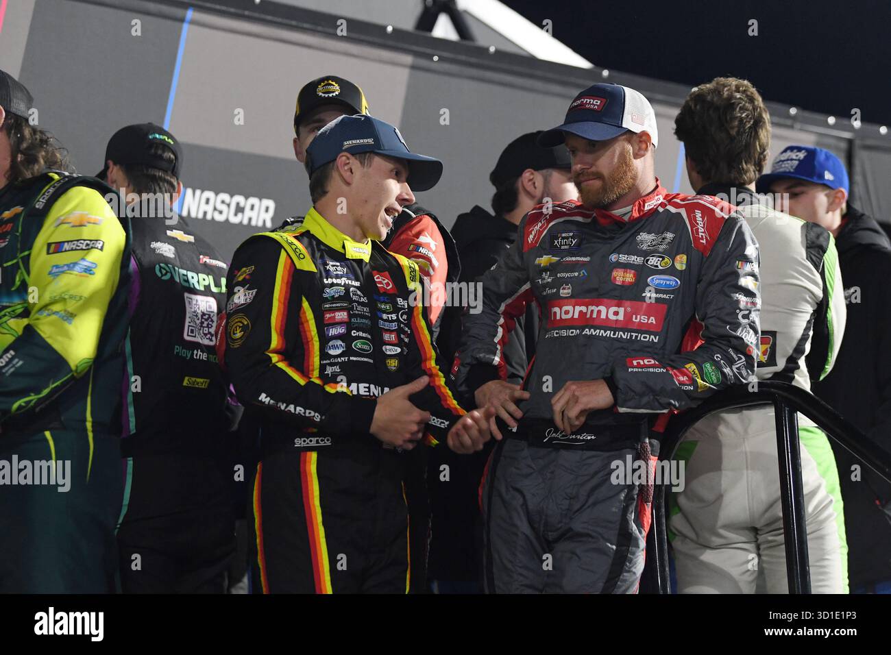 MARTINSVILLE, VA - OCTOBER 25: Brandon Jones (#20 Joe Gibbs Racing ...