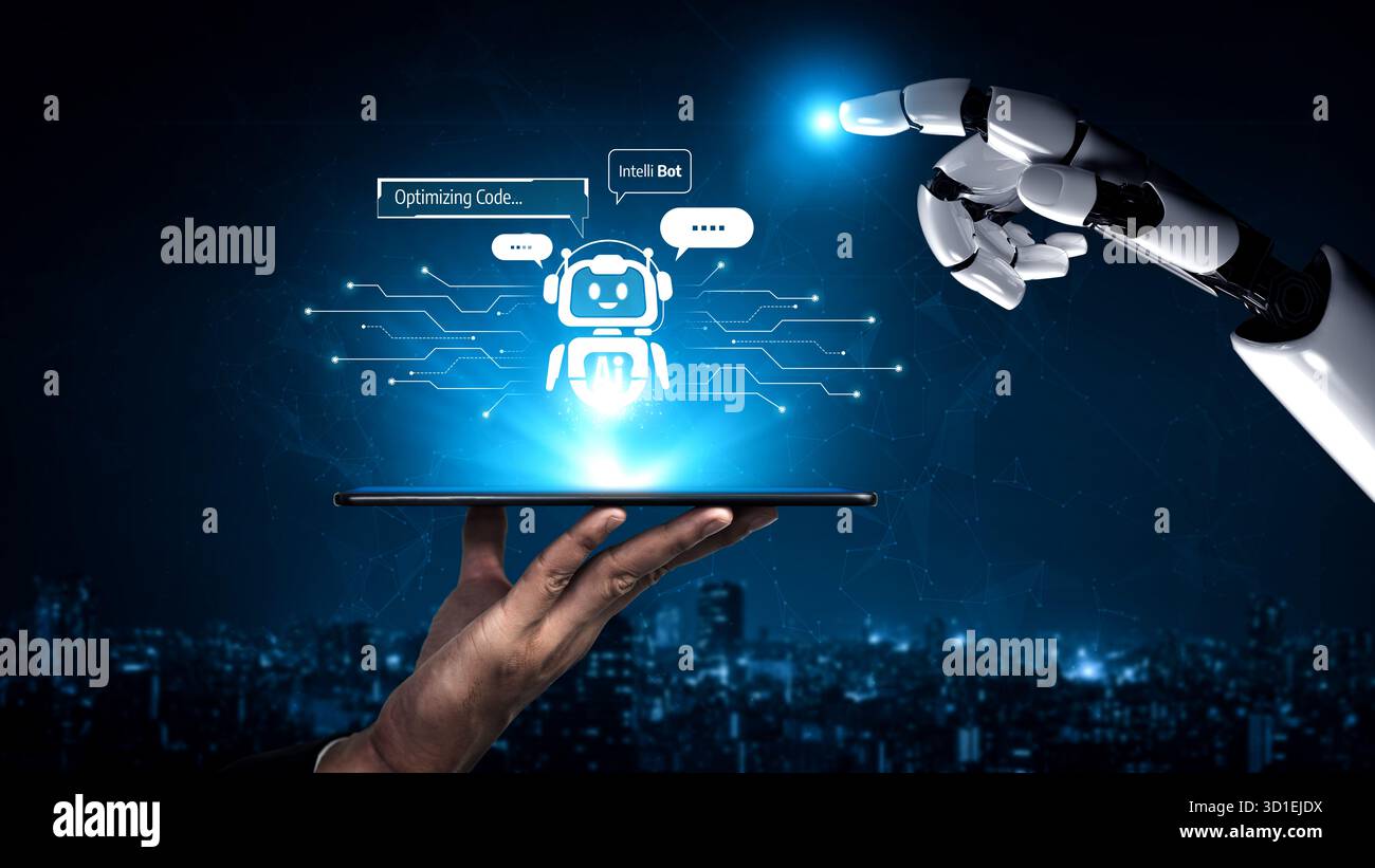 AI Virtual Assistant Artificial Intelligence Chatbot Controlled by ...