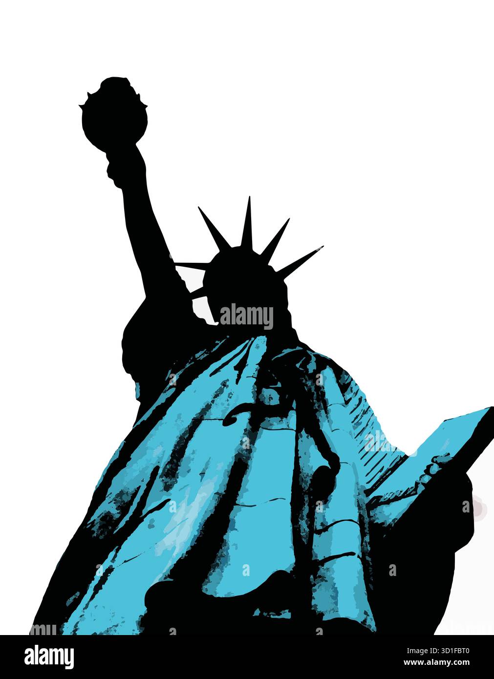 Statue liberty lady liberty in Stock Vector Images - Alamy