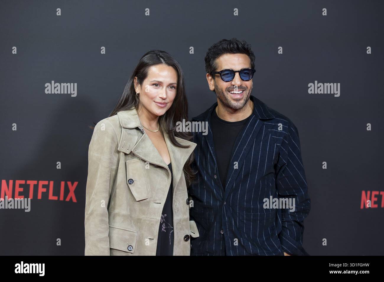 Jessica Riso and Elyas M'Barek at the premiere of the Netflix film Babo at  the Astor Film Lounge Berlin on 24.10.2025 Stock Photo - Alamy