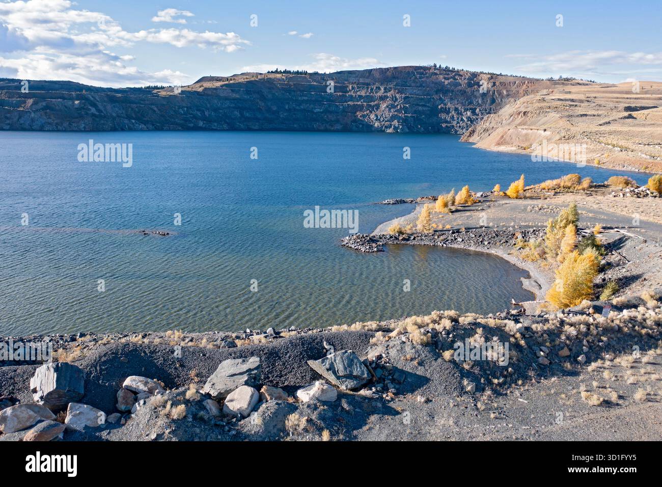 Simplot Vernal Mine Atlantic City, Wyoming - A former U.S. Steel open pit iron ore mine ...