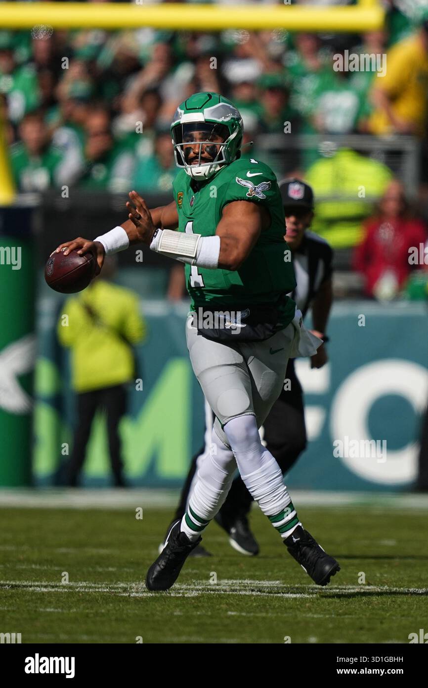 Matt Rourke Ap Philadelphia Eagles quarterback Jalen Hurts in action during an NFL ...