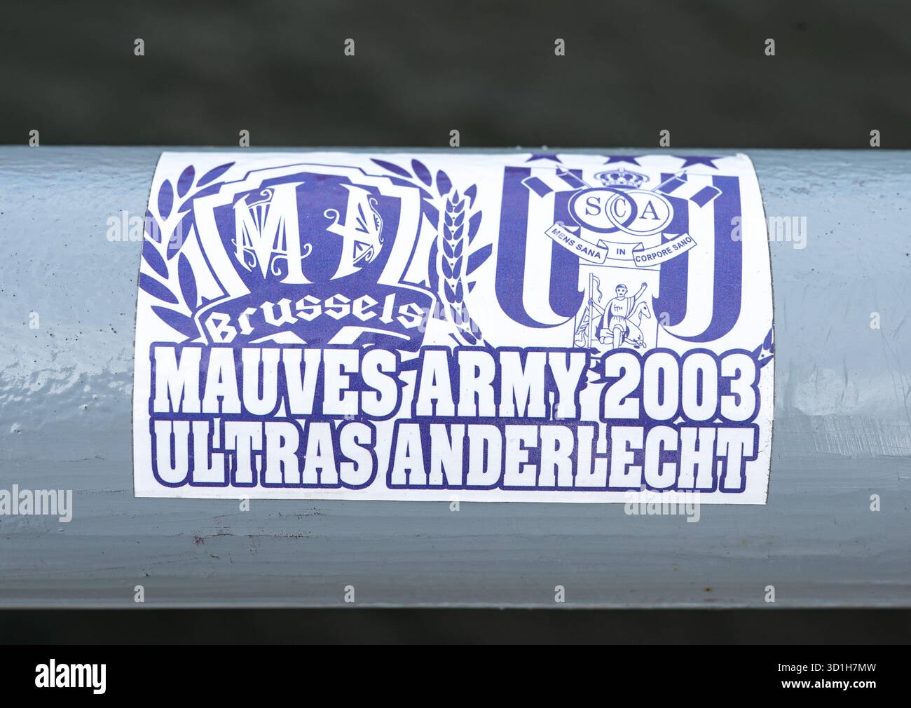 Bcs Rsca Hard core RSCA soccer team supports logo in Anderlecht, Brussels ...
