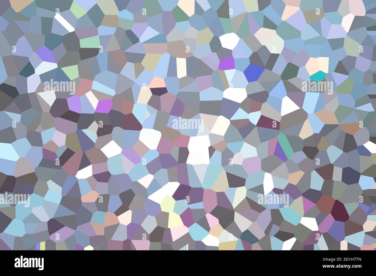 Abstract mosaic texture with colorful irregular shapes forming a ...