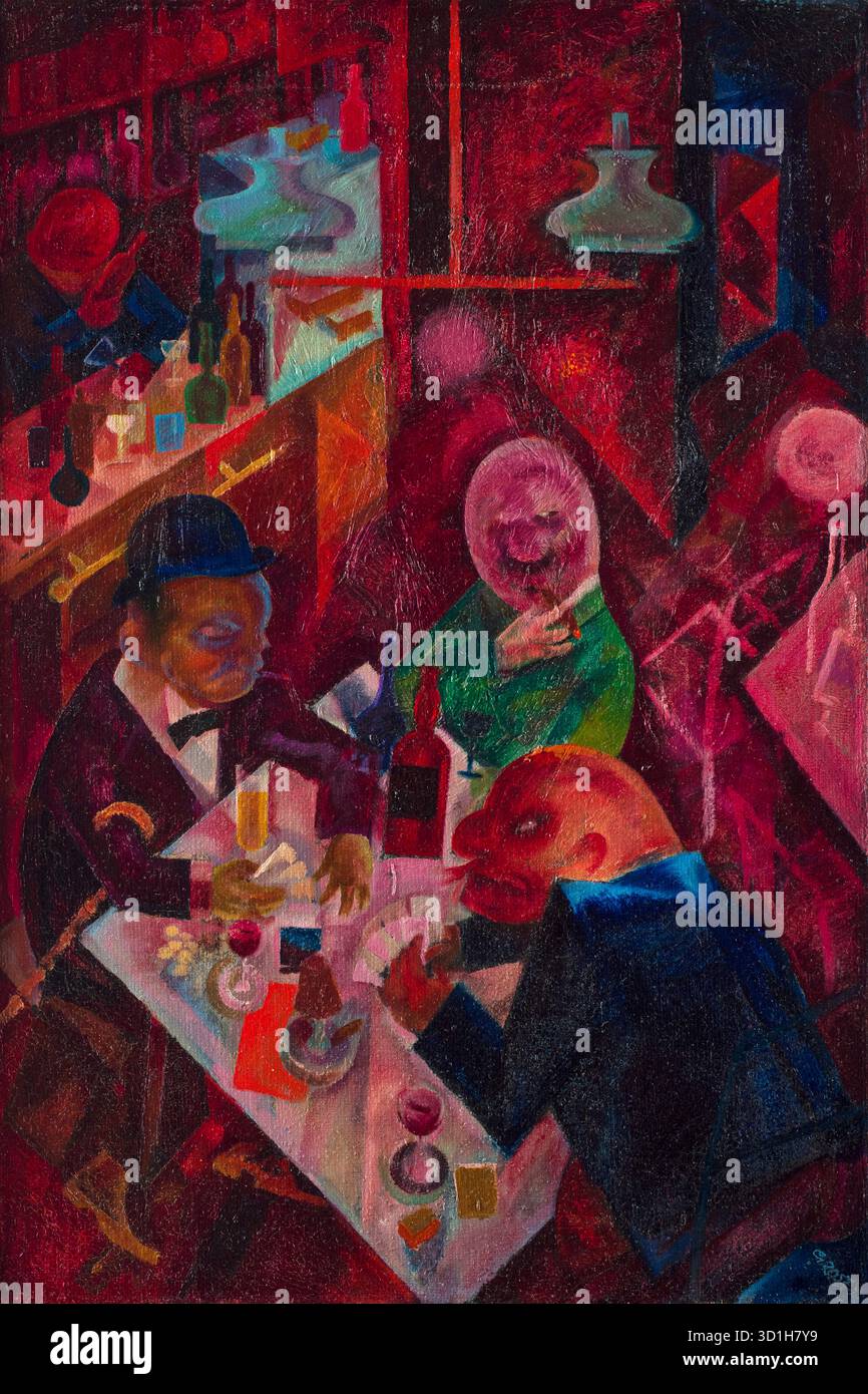 油彩画 Ein Gruß aus Deutschland 1982 油彩画 Ein Gruß aus