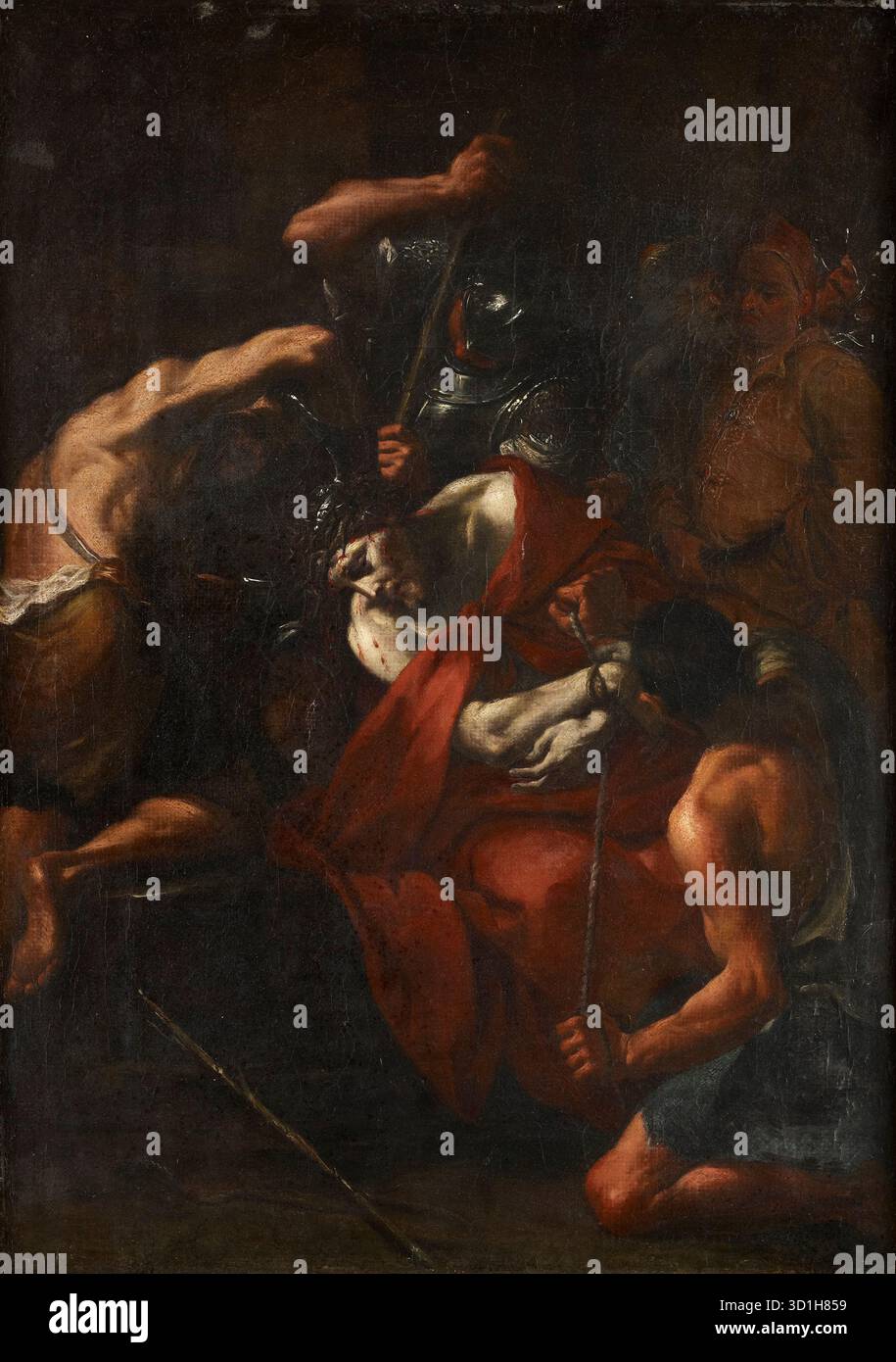 Crown of Thorns.  Lorenzo Garbieri.  17th century. Stock Photo