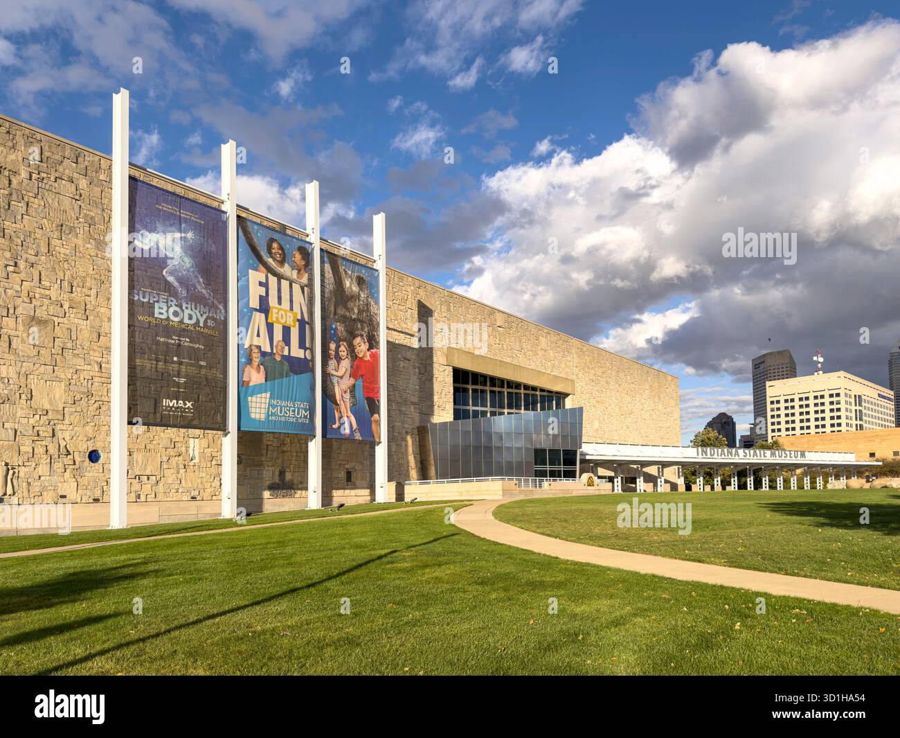 Museums In Indiana Indiana State Museum in Indianapolis, Indiana Stock Photo - Alamy