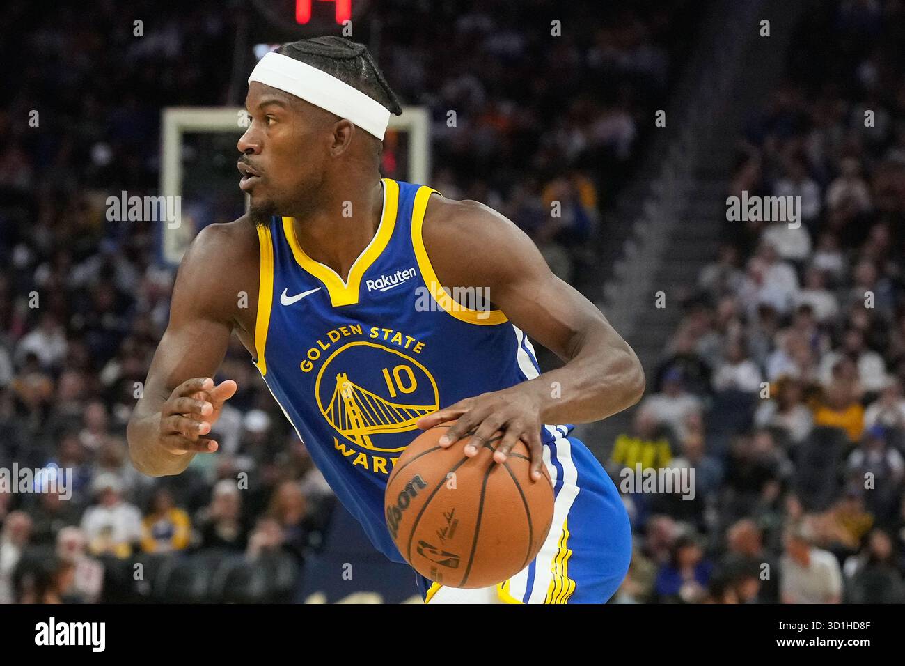 Butler 3 Golden State Warriors forward Jimmy Butler III (10) during an NBA ...