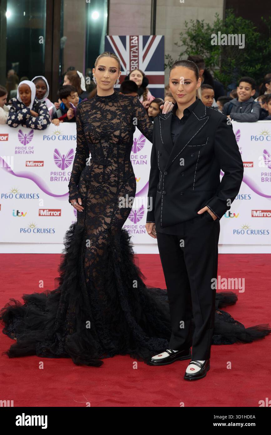 GK Barry and Ella Rutherford attending the Pride of Britain Awards 2025 ...