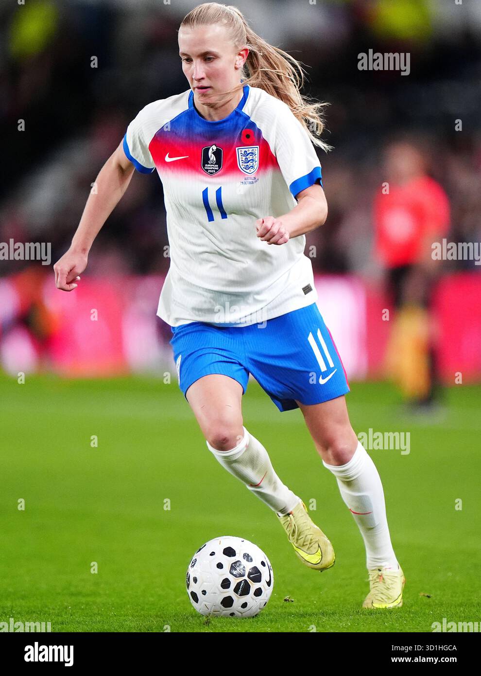 England's Aggie Beever-Jones during the international friendly match at ...