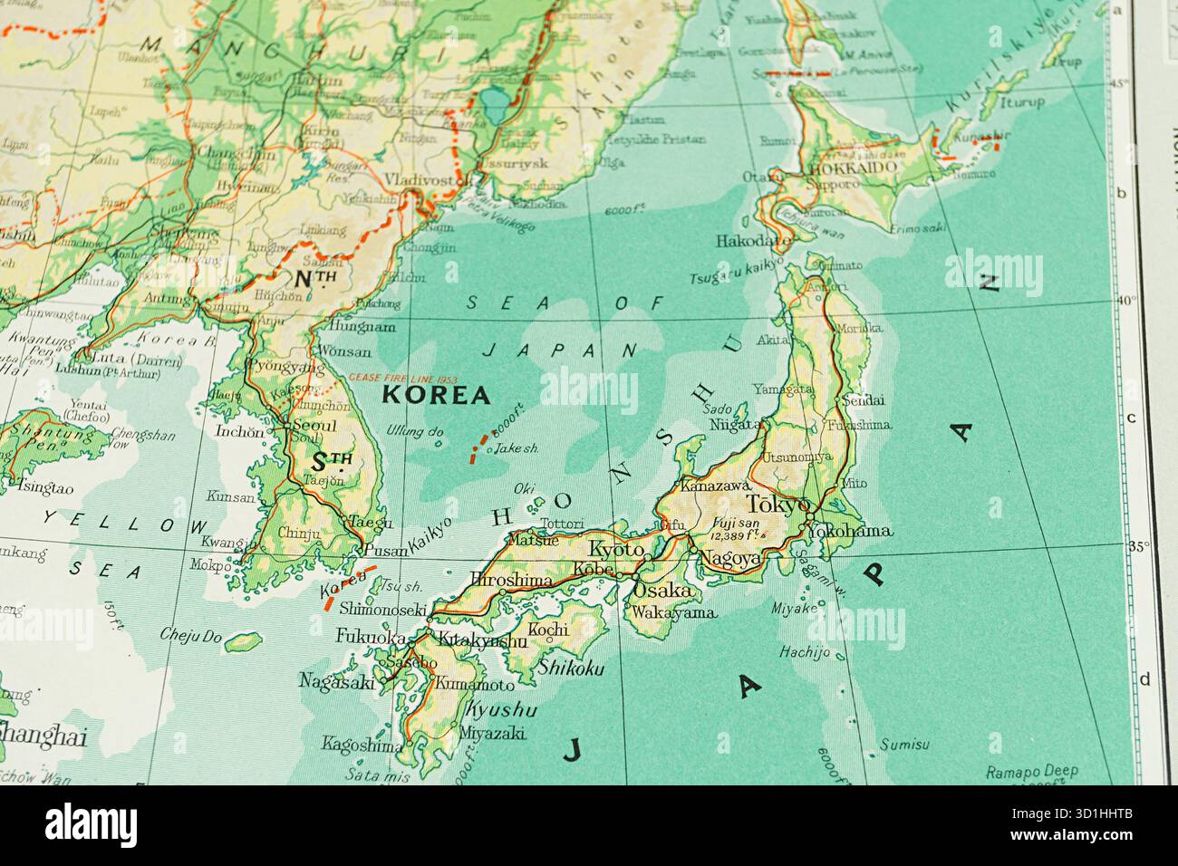 Antique japan map hi-res stock photography and images - Page 2 - Alamy