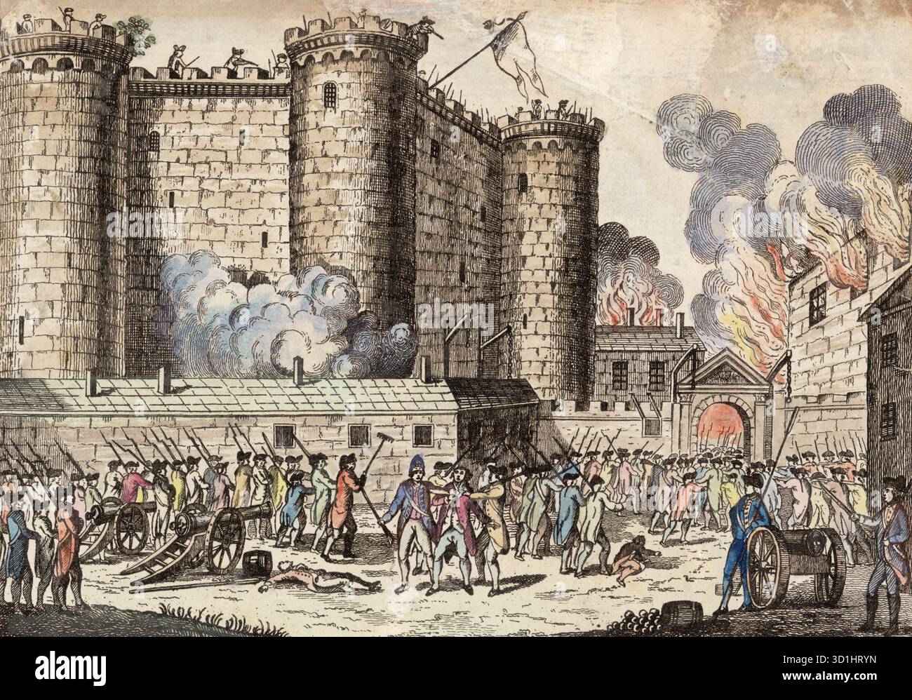 CPA PARIS Historique. Ruines de la Bastille (1240211