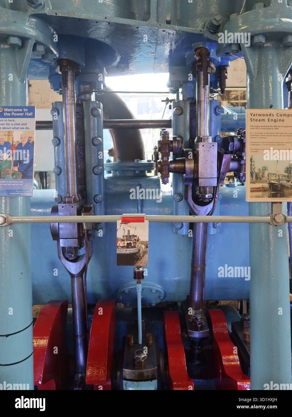 The Power Hall exhibition room at the National Waterways Museum has an ...