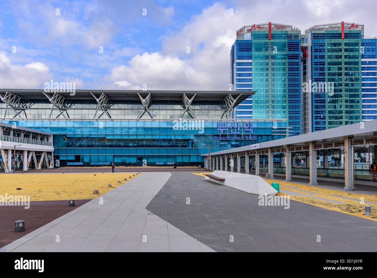 Busan station, high speed railway station in Busan, South Korea on 15 February 2023 Stock Photo
