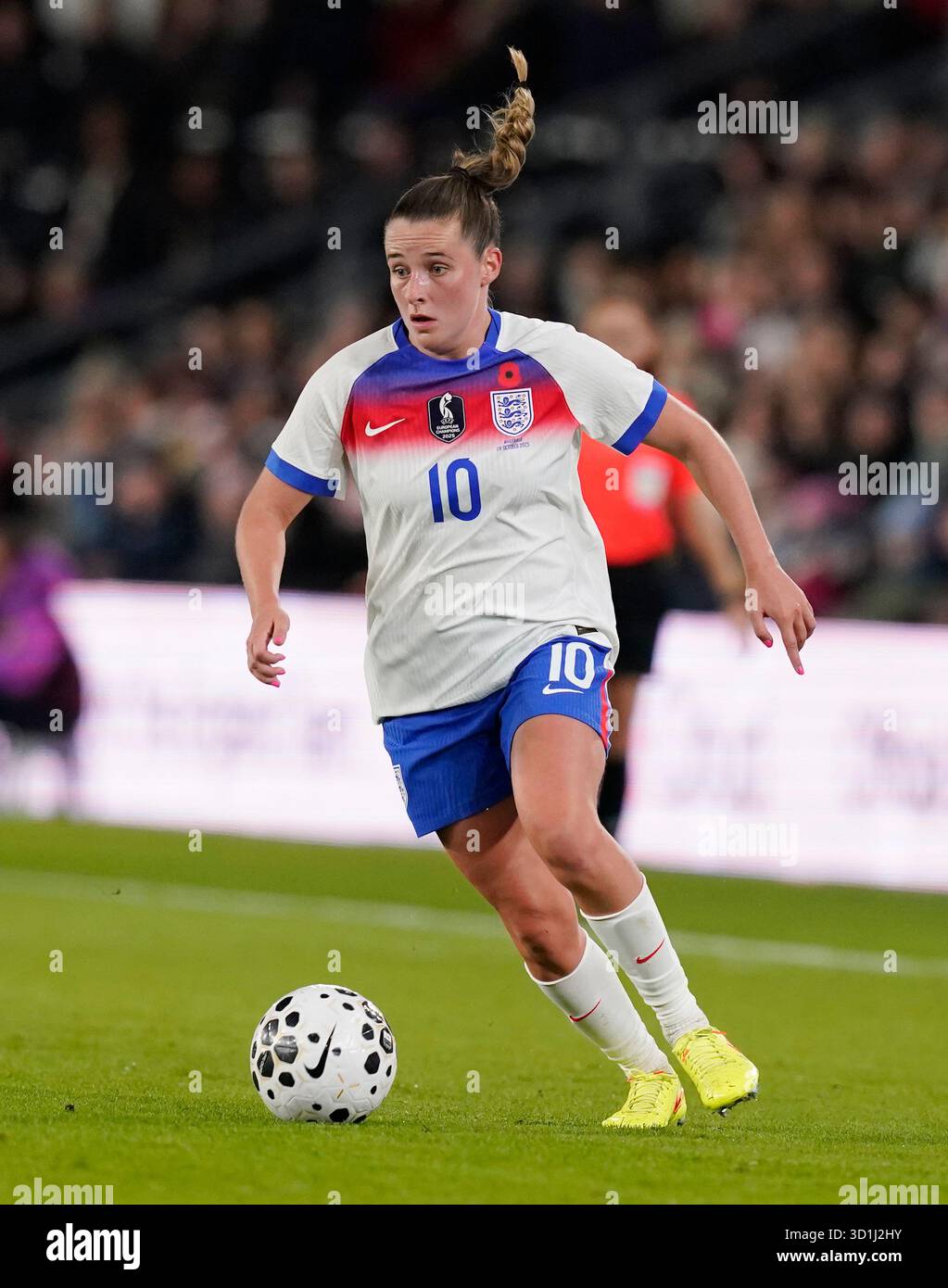 Derby, England, 28th October 2025. Ella Toone of England during the ...