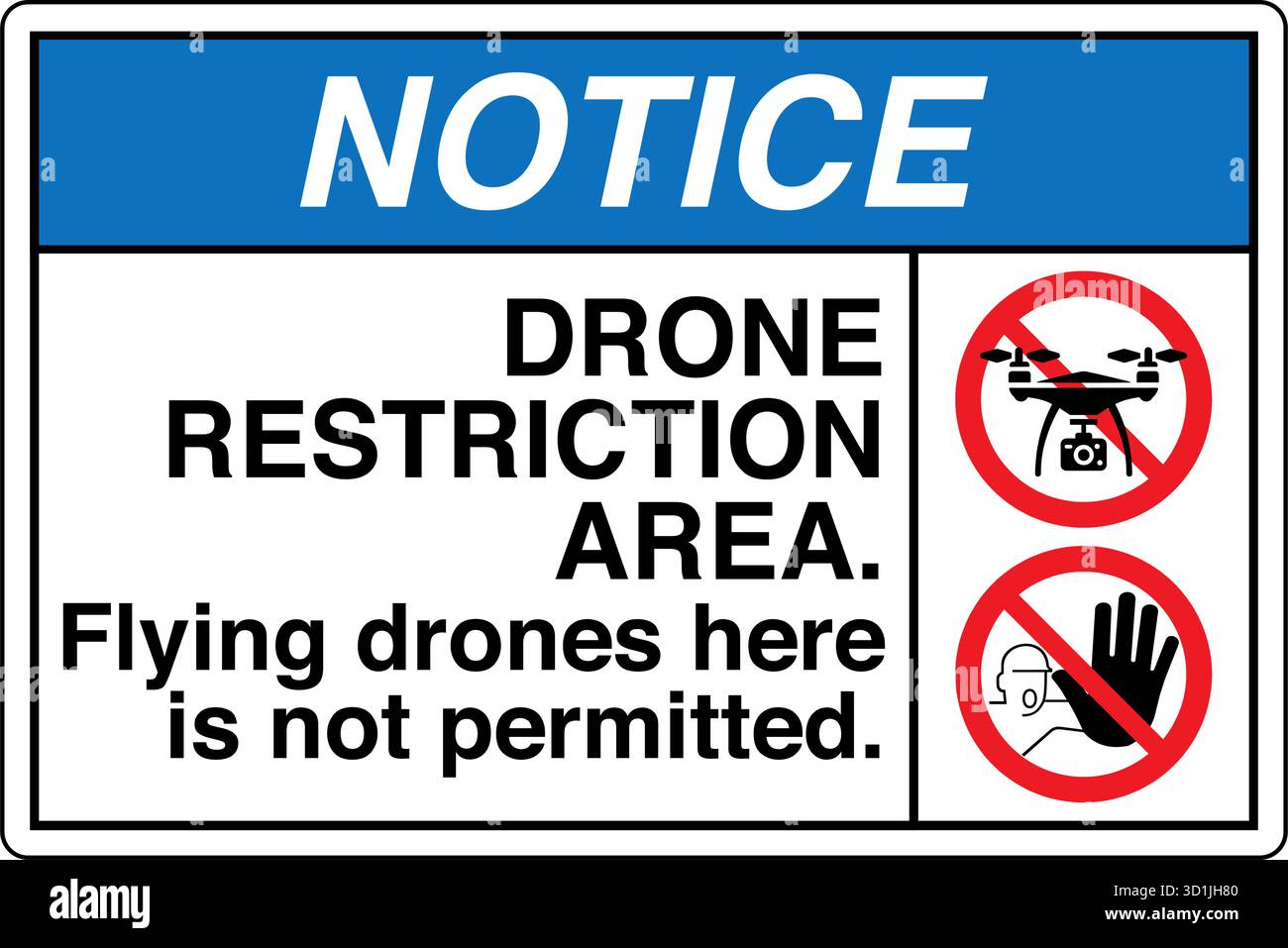 Controlled airspace sign Stock Vector Images - Alamy