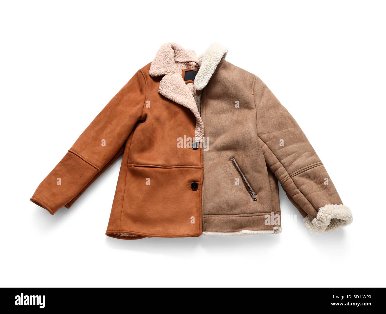 Flat lay warm clothing Cut Out Stock Images & Pictures - Alamy