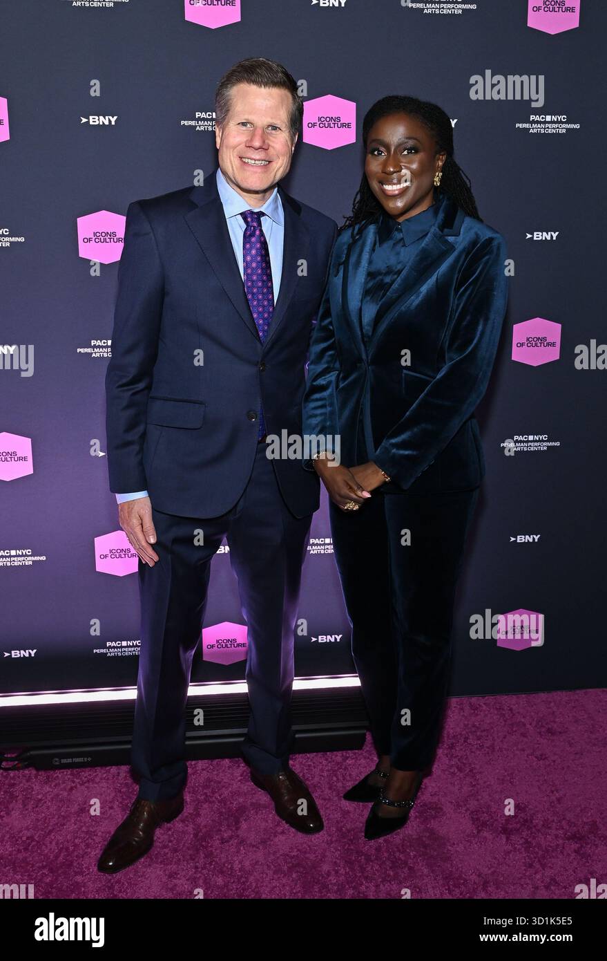 Bill Rauch, left, and Khady Kamara Nunez attend the PAC NYC Icons of ...
