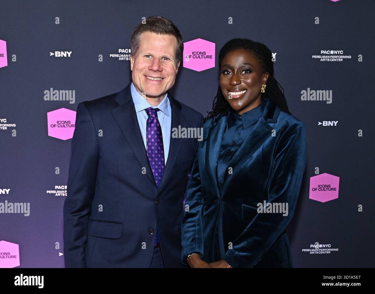 Bill Rauch, left, and Khady Kamara Nunez attend the PAC NYC Icons of ...