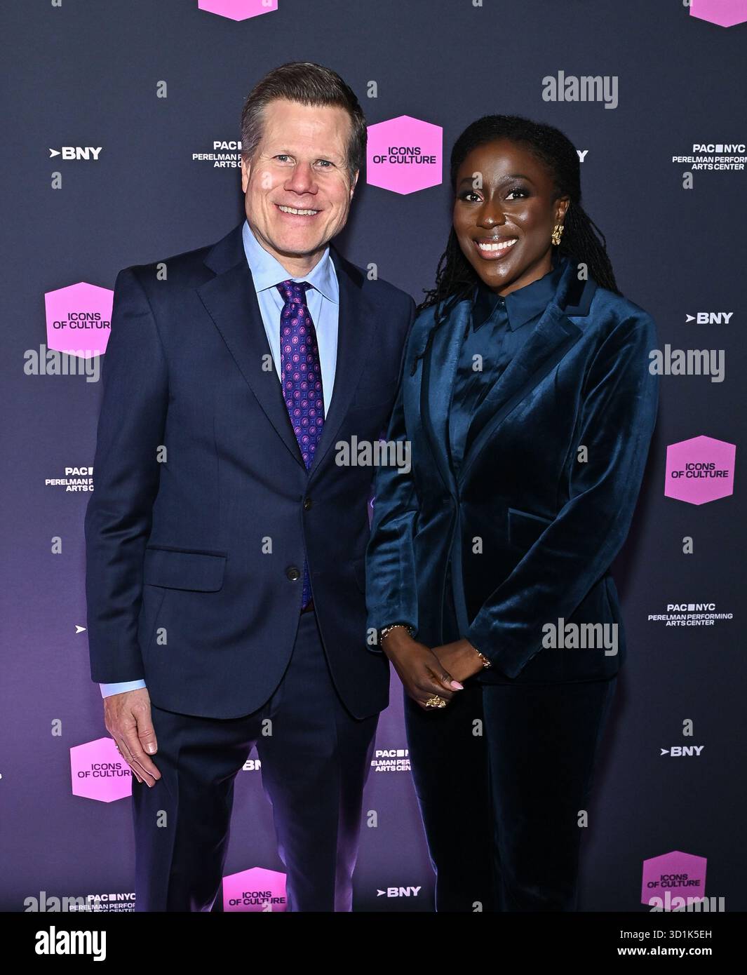 Bill Rauch, left, and Khady Kamara Nunez attend the PAC NYC Icons of ...